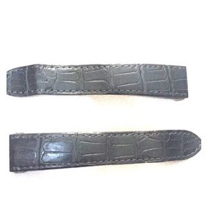 Cartier Roadster XL Mat Black Croc Strap